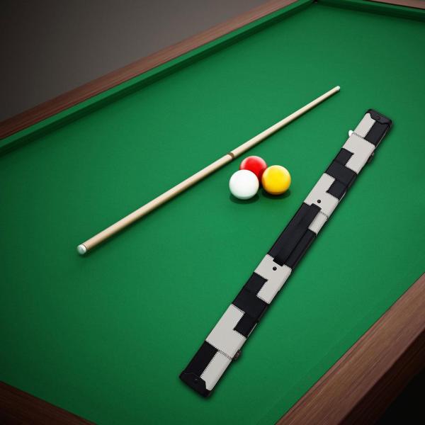 プールキューケース ビリヤードプールキュースティックキャリーバッグ 軽量PUレザープロテクター ビリヤードプールキュースティックキャリーケース