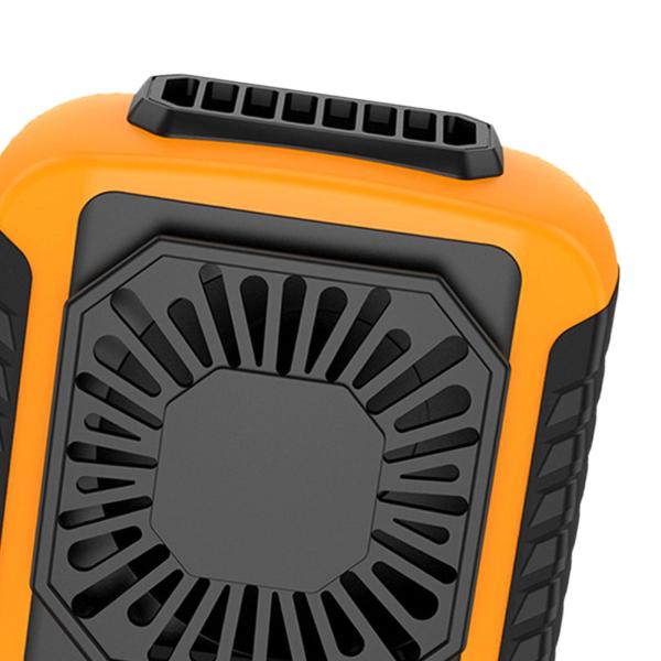 ミニウエストクリップファン ネックハンギングファン ポータブル 電池式 軽量 ハンギングファン キャンプ 釣り スポーツ用 手持ち式