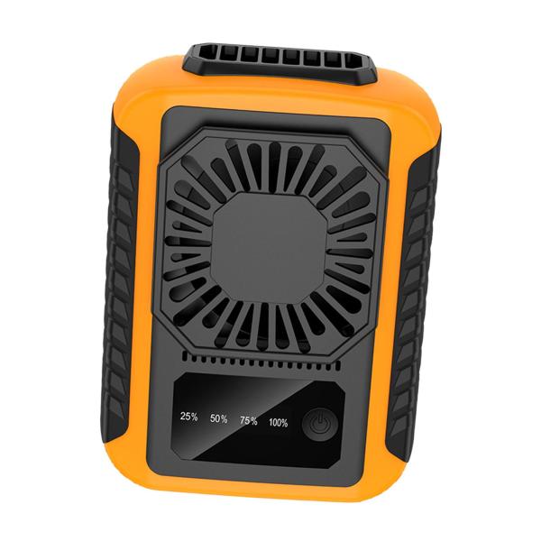 ミニウエストクリップファン ネックハンギングファン ポータブル 電池式 軽量 ハンギングファン キャンプ 釣り スポーツ用 手持ち式