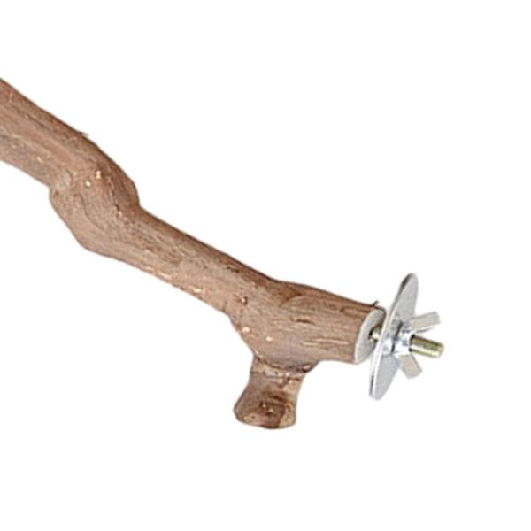 吸盤木製パーチおもちゃ、オウムケージパーチおもちゃ、インコ、ラブバード、セキセイインコ、ハチドリ用オウムスタンド