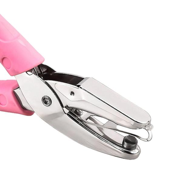 穴あけパンチ ハンドパンチャーツール ゴム製ハンドル付き 穴あけパンチプライヤー 手持ち式紙穴あけパンチ スクラップブッキング ホームオフィス用