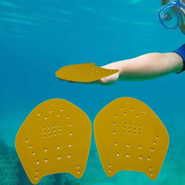ラップスイミング用スイムパドル 水泳トレーニング用ハンドパドル ハンドフィンフリッパー 軽量で実用的な水泳用ハンドパドル