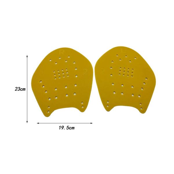 ラップスイミング用スイムパドル 水泳トレーニング用ハンドパドル ハンドフィンフリッパー 軽量で実用的な水泳用ハンドパドル