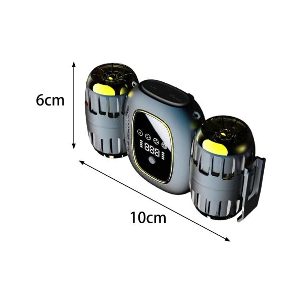 ウエストファン ウエストハンギングファン 充電機能付き ベルトファン 吊り下げネックレスファン アウトドア 登山 オフィス 旅行用