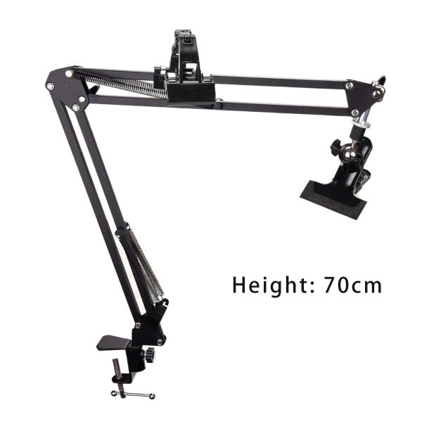 刺繍フープスタンド テーブルクランプスタンド 調節可能 便利な組み立て 工芸品用品 多目的アクセサリー 金属 DIY ホーム用