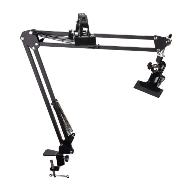 刺繍フープスタンド テーブルクランプスタンド 調節可能 便利な組み立て 工芸品用品 多目的アクセサリー 金属 DIY ホーム用