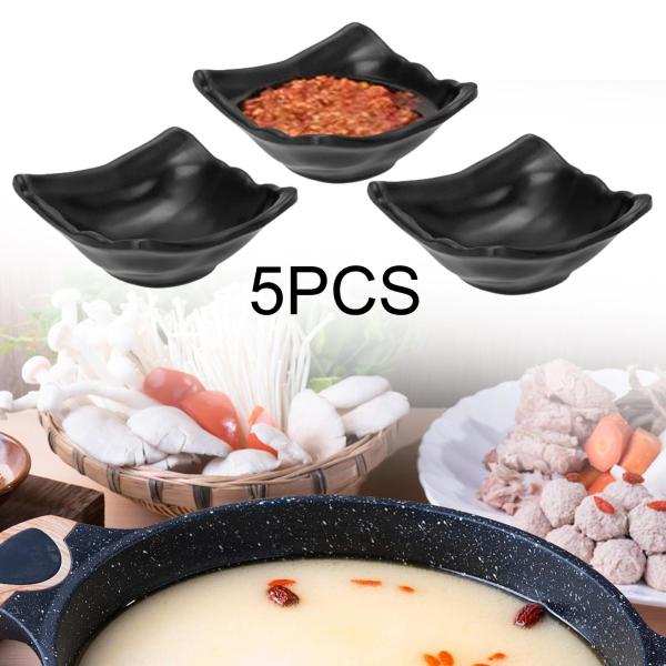醤油皿 5個 ディップボウル ケチャップカップ 寿司調味料容器 バーベキュー皿 レストラン キッチン キャンプ スパイス用