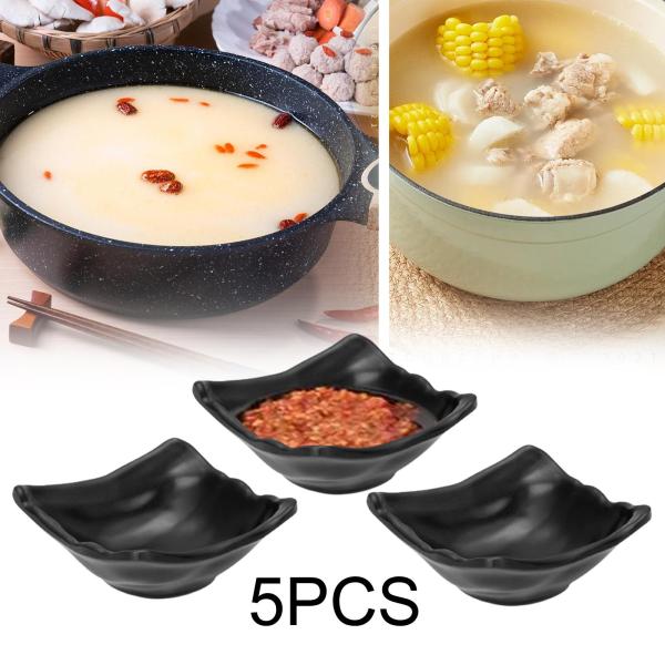 醤油皿 5個 ディップボウル ケチャップカップ 寿司調味料容器 バーベキュー皿 レストラン キッチン キャンプ スパイス用