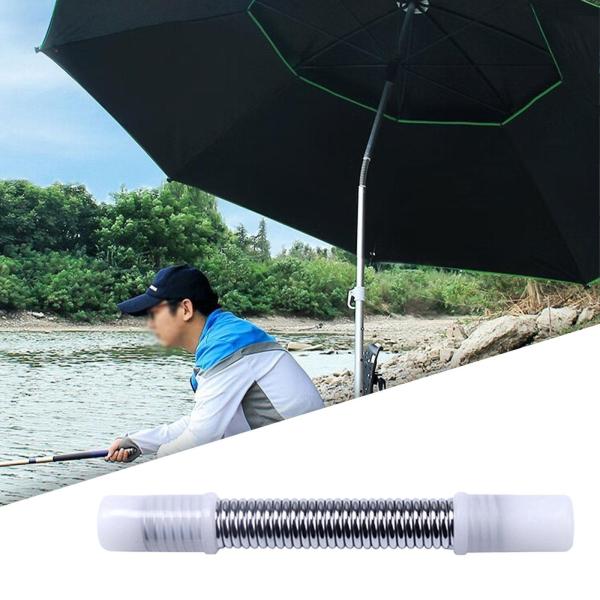 釣り用傘ジョイント 釣り用傘ホルダー ポータブル 便利な金属製ユニバーサルスプリングジョイント 中庭 屋外 ピクニック用