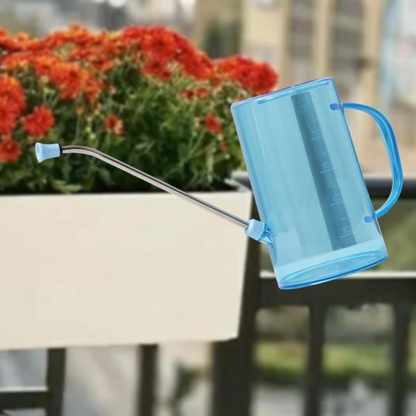 じょうろ 室内用じょうろ 人間工学に基づいたハンドル じょうろ 長い注ぎ口 庭 芝生 屋内 パティオ 観葉植物用