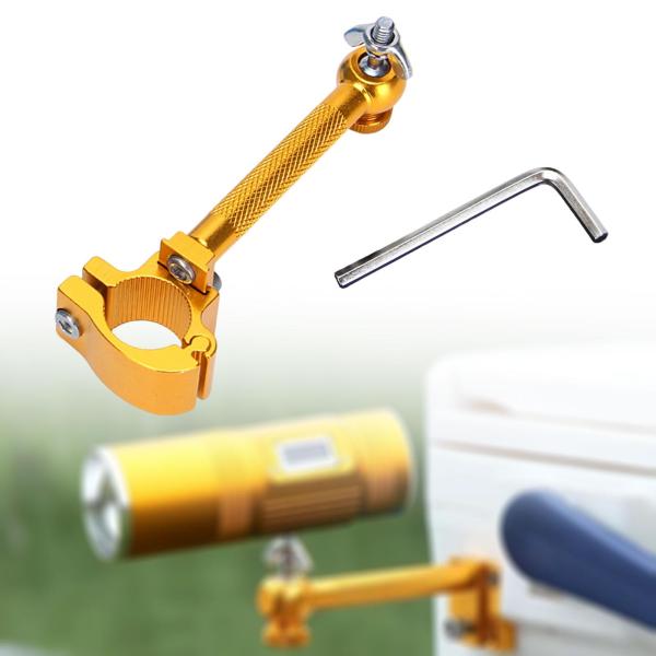 釣りライト 懐中電灯スタンドホルダー 修理用 多用途 アルミ合金 頑丈 釣りマウント 釣りボックス ライトブラケット