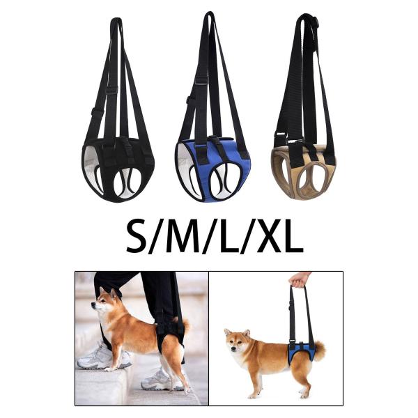 犬用キャリー歩行補助ベルト 中型犬用犬用歩行補助ベルト 後ろ足サポート ペットハーネス パッド付き 階段の上り下りに 高齢犬用