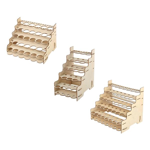 クラフトペイント収納ラック 組み立て簡単 ペイントブラシホルダー 顔料オーガナイザーホルダー クラフトペイントとブラシオーガナイザーラック ホーム