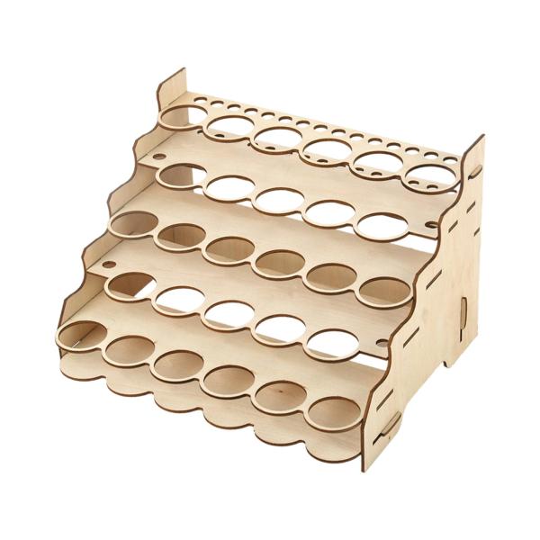 クラフトペイント収納ラック 組み立て簡単 ペイントブラシホルダー 顔料オーガナイザーホルダー クラフトペイントとブラシオーガナイザーラック ホーム