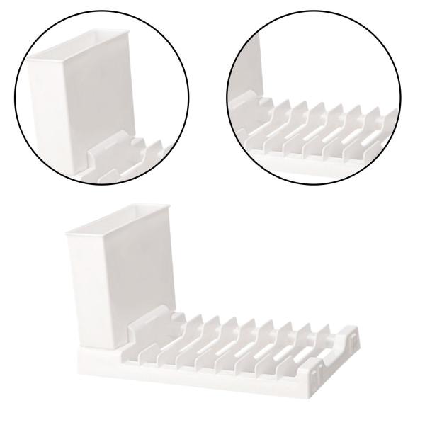 食器乾燥ラック 食器ラック シンク用具ホルダー キッチン装飾ツール 大容量 多機能 家庭用食器水切りラック