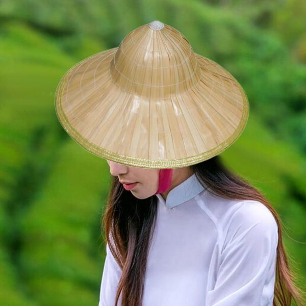 編み込み帽子 サンハット 編み込みハードシェードハット 夏のビーチ農業用 田んぼ帽子