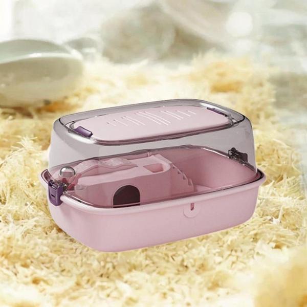 大型ハムスターケージ、開閉可能な上部を備えた小動物ケージ、フクロモモンガ、ハリネズミ、ウサギ、マウス用の透明な生息地ハウス