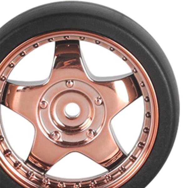 4個 RCカードリフトタイヤ ラリードリフトタイヤ 直径31mm 交換用 1:18 RCオンロードツーリングドリフトトラック DIY改造