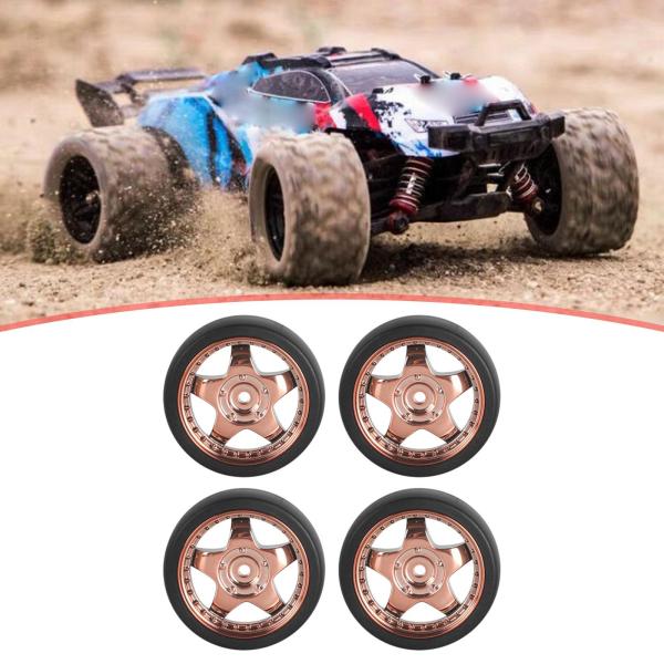 4個 RCカードリフトタイヤ ラリードリフトタイヤ 直径31mm 交換用 1:18 RCオンロードツーリングドリフトトラック DIY改造