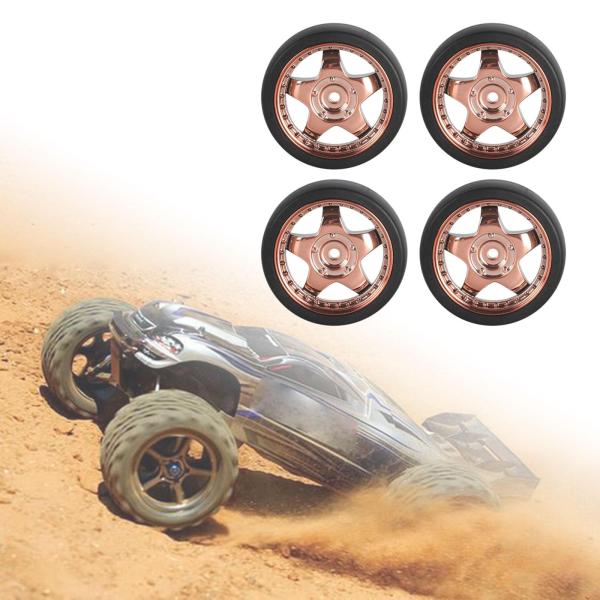 4個 RCカードリフトタイヤ ラリードリフトタイヤ 直径31mm 交換用 1:18 RCオンロードツーリングドリフトトラック DIY改造