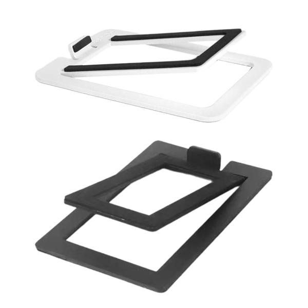 デスクトップスピーカースタンドパーツ 15.5cmx11.5cm コンパクトミニマリストデザイン オフィスPCスピーカー用アクセサリー