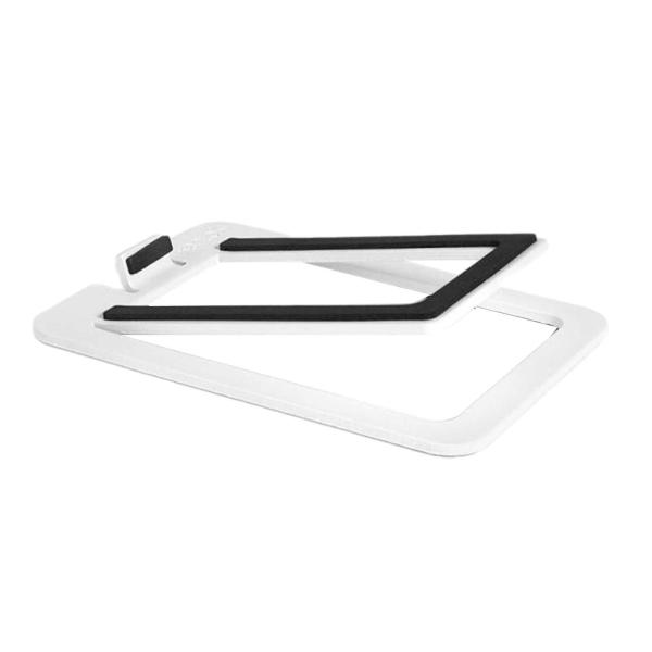 デスクトップスピーカースタンドパーツ 15.5cmx11.5cm コンパクトミニマリストデザイン オフィスPCスピーカー用アクセサリー