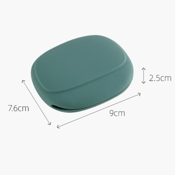 イヤホンオーガナイザー イヤホン収納バッグ ポータブル 防水アクセサリー シリコンポーチ イヤホン データケーブル用シリコンバッグ