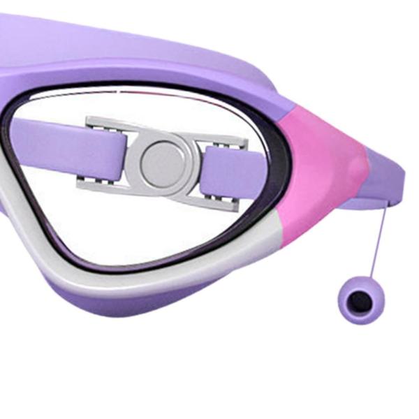 子供用水泳ゴーグル アイウェア トレンディな曇り止め 耳栓付き プロ仕様の水泳ゴーグル ダイビング用水泳用メガネ 屋外 屋内