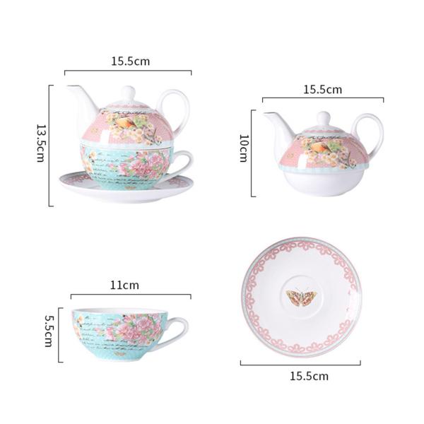 磁器ティーポットカップセットコーヒーポットエレガント耐熱再利用可能スタイリッシュ中国ティーポットティーケトルポ家庭用