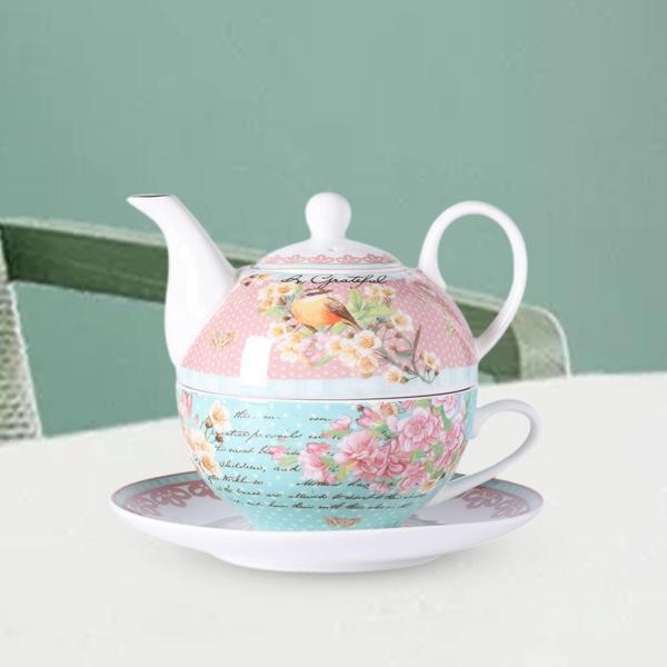 磁器ティーポットカップセットコーヒーポットエレガント耐熱再利用可能スタイリッシュ中国ティーポットティーケトルポ家庭用
