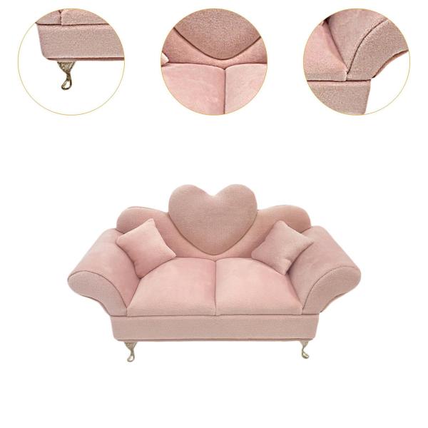 1/6 ソファー カウチ ジュエリー ボックス 女の子 女性用 ジュエリー ボックス 12インチ ドール アクセサリー用