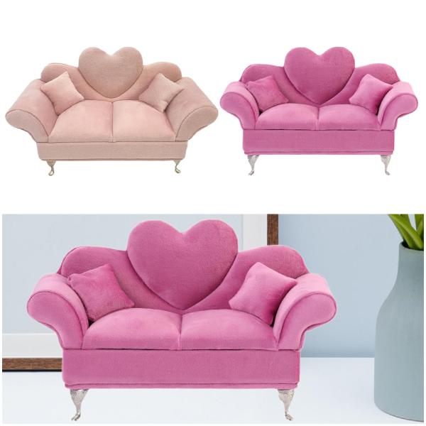 1/6 ソファー カウチ ジュエリー ボックス 女の子 女性用 ジュエリー ボックス 12インチ ドール アクセサリー用