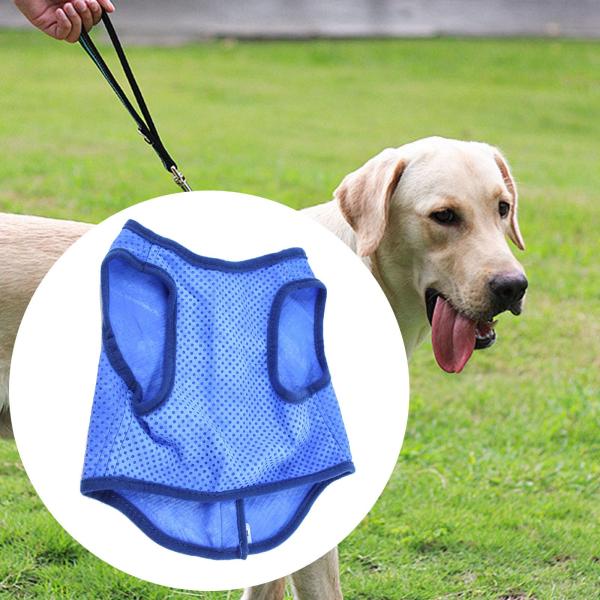 ペット犬用冷却ベスト メッシュアイスペットベスト 犬用冷却ジャケット 快適ハーネス アイスペットベスト 犬服 スポーツトレーニング用