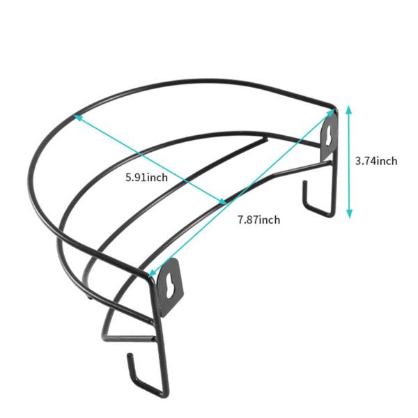 壁やドアに取り付けられる壁掛け帽子ラック。帽子ディスプレイラック。ミニマリストな省スペース壁掛けボールキャップホルダー。オフィスや店舗用。