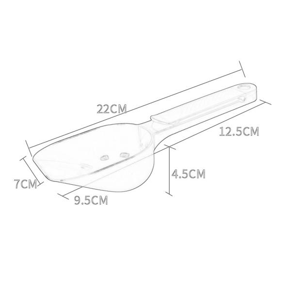 スナックスクープ キッチン用小麦粉スクープ 多目的シリアルスクープ 調理器具 ペットフードスクープ 業務用家庭用パントリー用アイスキューブスクープ