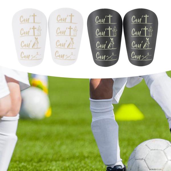 サッカーすね当て すね保護ボード 快適なクッション 軽量 練習用 フットボール すねパッド 子供用 2個セット