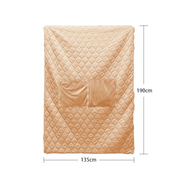キャンプ寝袋ポータブルマント多目的軽量正方形スローピロー暖かいキルト家庭用旅行オフィス屋内