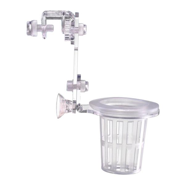 水槽用植物カップ 水槽用プランターアクセサリー 植物ポット 造園 水槽用装飾品 透明 水槽用装飾 水槽用カップ