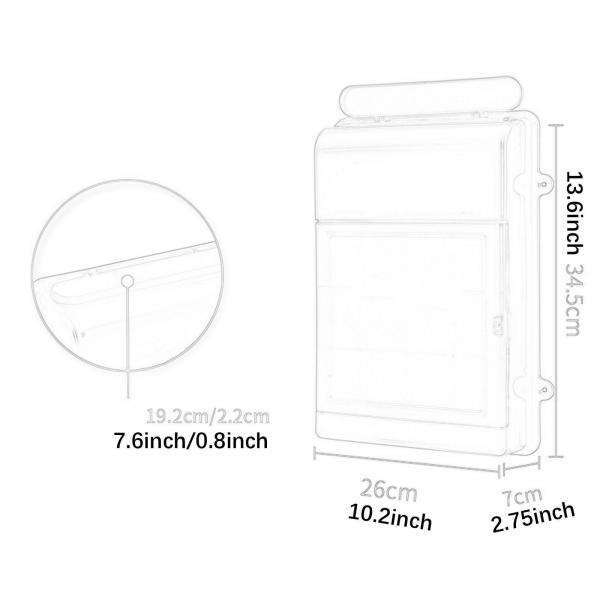 壁掛け式メールボックス 郵便受け レターボックス 封筒、書類、新聞を入れる多目的投票箱 軽量