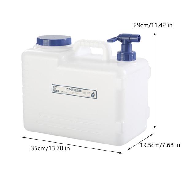 キャンプ用ウォーターボトル ウォータータンク ポータブルハンドル ウォーターキャニスター 水容器 輸送容器 BBQ 緊急釣り用