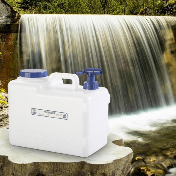 キャンプ用ウォーターボトル ウォータータンク ポータブルハンドル ウォーターキャニスター 水容器 輸送容器 BBQ 緊急釣り用