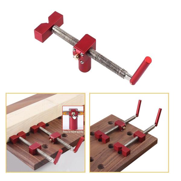 木工用デスクトップクリップクイック固定クランプ 木工テーブル作業台 DIY 高速固定クリップクランプ 大工固定器具