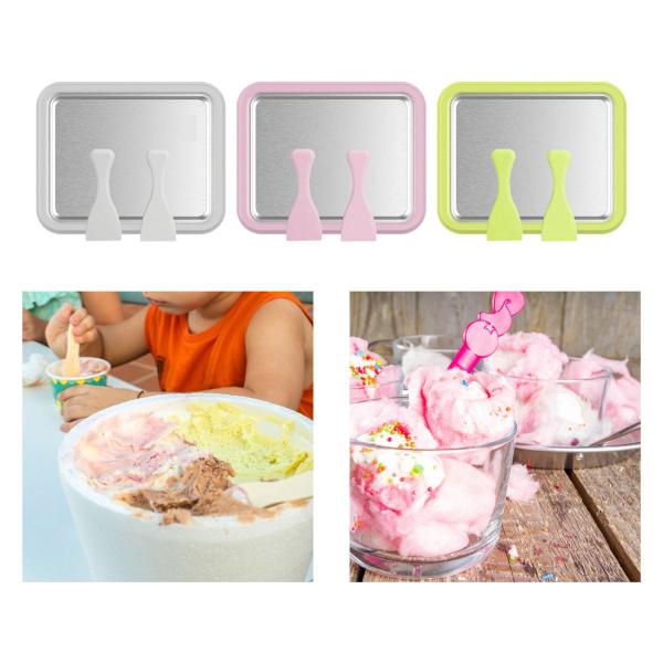 ロール製氷機 揚げ氷トレイ ポータブルコールドパンプレート クッキー、ソフトクリーム、フローズンヨーグルトサンドイッチ用揚げヨーグルトマシン