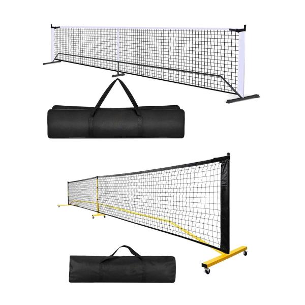 ポータブル ピックルボール ネット システム ネット 22 フィート 取り外し可能 バドミントン ネット ピックルボール ネット ゲーム ドライブウェ