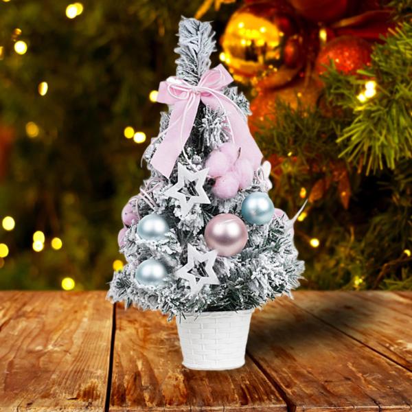 クリスマスツリーオーナメント 鉢植え クリスマスギフト テーブルアートワーク PVC クリスマスデコレーションクラフト バー 寝室 パーティー 応接室