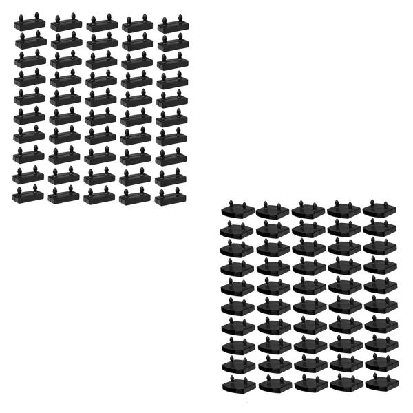 ベッドスラットカバー 50枚 ベッドスラットホルダーキャップ ホテルアクセサリー スラットブラケットカバーコネクタ ダブルベッド シングルベッド用