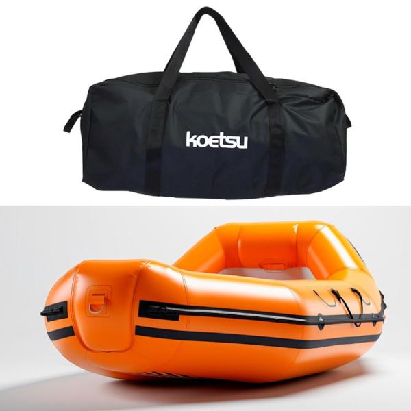 チャージボート収納バッグ アウトドア用品バッグ ラフティング多機能 ハンドル付き 耐摩耗性 インフレータブル フィッシングボートバッグ