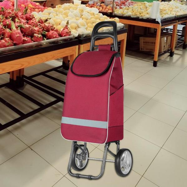 折りたたみ式ショッピングカートバッグ収納 毎日の必需品交換用トロリーカート キャンプ用スペアバッグ 食料品移動用荷物カート