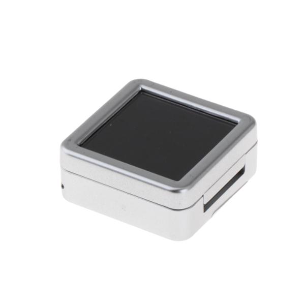 宝石収納ボックス ミニストーンボックス スポンジ入り ジュエリーオーガナイザーホルダー ポータブル宝石ディスプレイケース クリスタル小物用