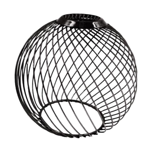 メタルメッシュペンダントランプシェード 鉄線ランプシェード、ホームデコレーション、レストランリビングルーム用交換用ペンダントライトケージホロー